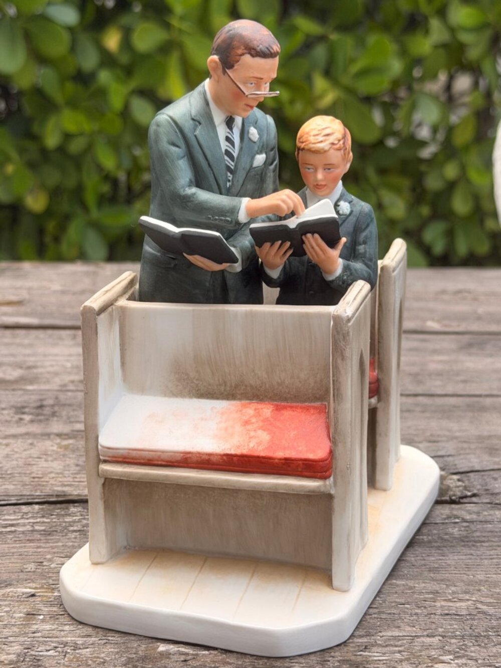 Norman Rockwell In His Spirit Four Seasons Spring Dad's Boy First Edition LE BOX